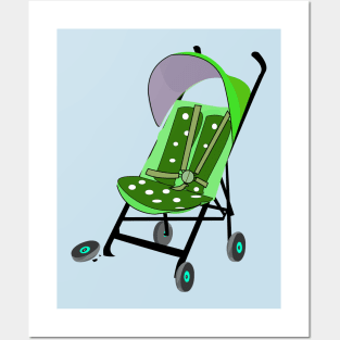 Broken Baby Stroller Posters and Art